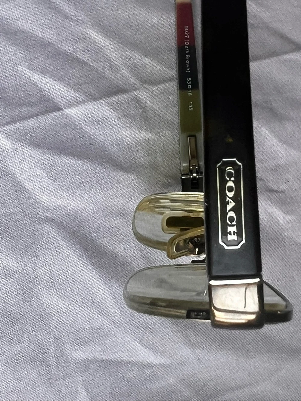 Coach Bettie 9027 Eyeglasses Dark Brown 53-16-135 Frames Case Dust Bag